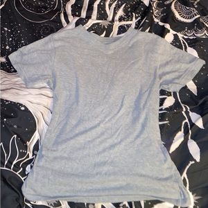 Slim waisted grey tee